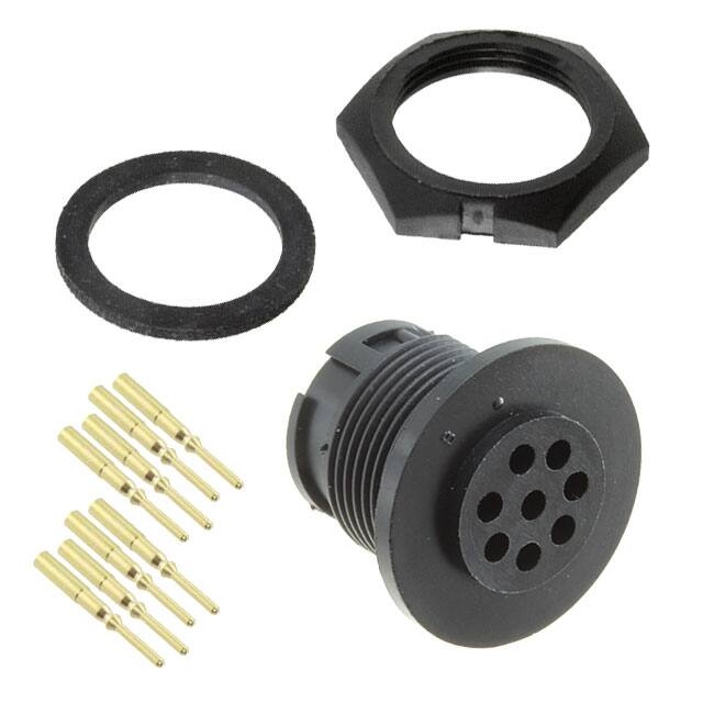 7280-8PG-300 CONN RCPT MALE 8POS GOLD CRIMP