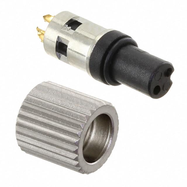 850-002-203RSS4 CONN PLUG FMALE 2P GOLD SLDR CUP