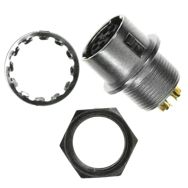 HR10A-7R-6S(74) CONN RCPT FMALE 6P GOLD SLDR CUP