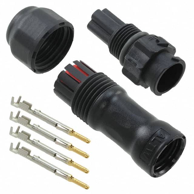 BB-04BMMA-QL8SPP CONN RCPT MALE 4POS GOLD CRIMP
