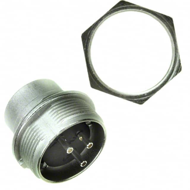 T3262009U CONN RCPT MALE 3P SILV SLDR CUP