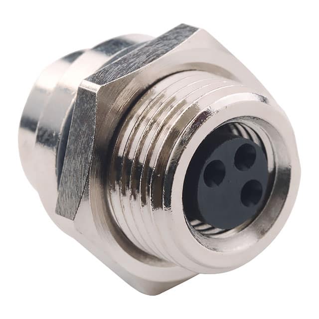 855-003-203R004 CONN PLUG FMALE 3P GOLD SLDR CUP