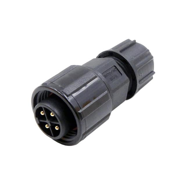 23004111-02 CONN PLUG MALE 4POS SOLDER CUP
