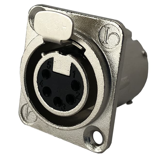 IO-XLR5-F-JLX CONN RCPT FMALE XLR 5POS SOLDER