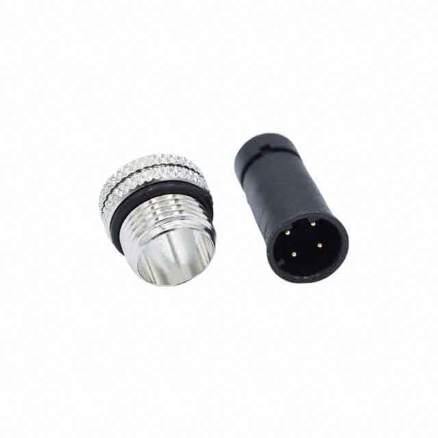 858-D04-103RSU4 CONN RCPT MALE 4P GOLD SLDR CUP