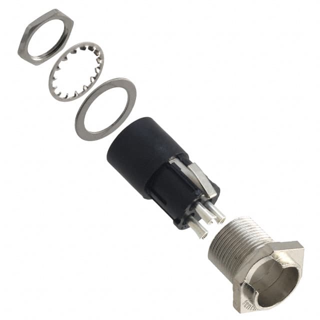 SL173MX CONN RCPT MALE 3P SILV SLDR CUP