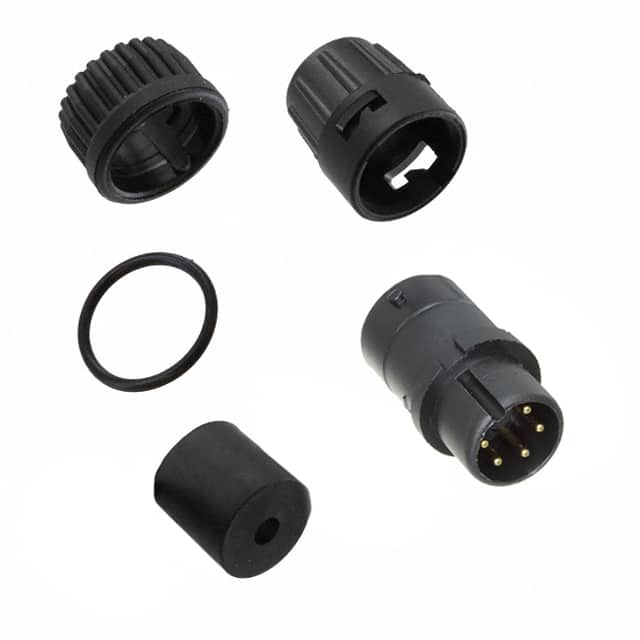 6282-5PG-318 CONN PLUG MALE 5P GOLD SLDR CUP