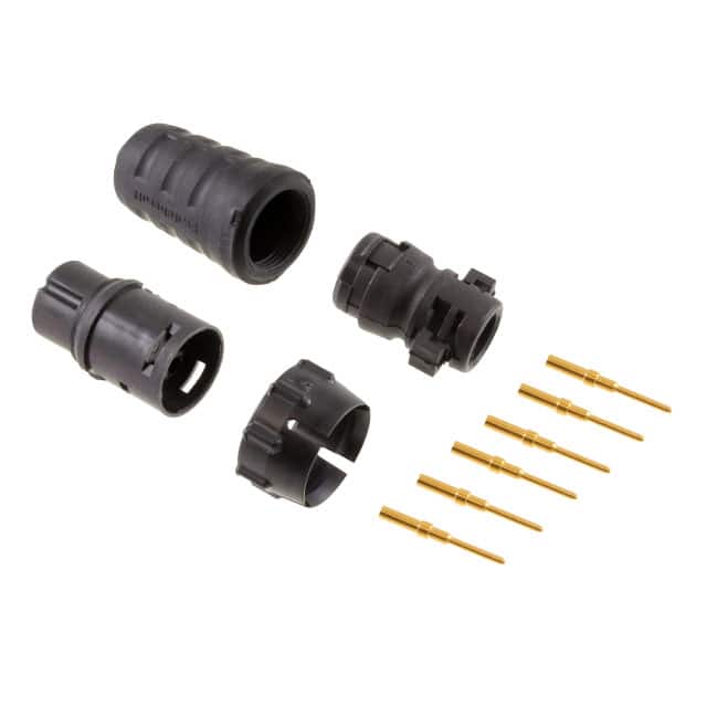 EN3C6MCX CONN PLUG MALE 6POS GOLD CRIMP