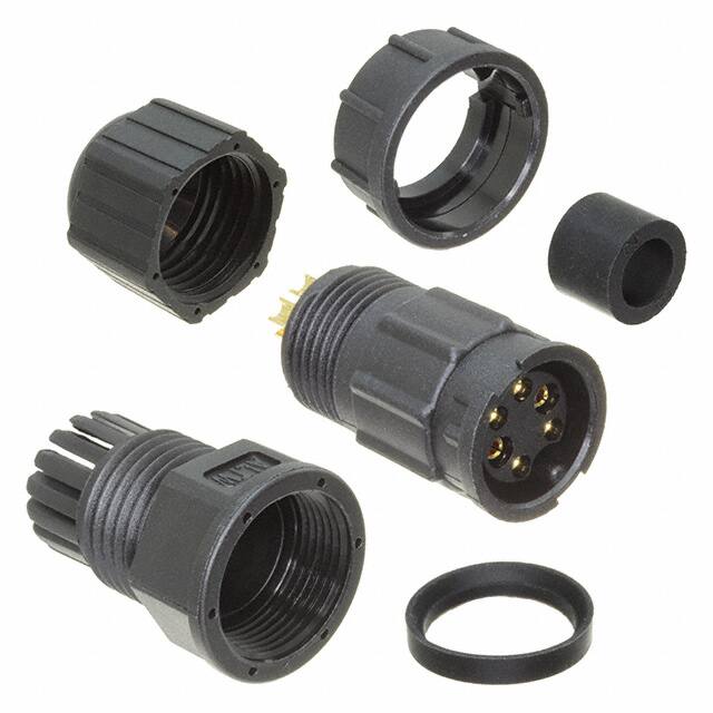 BBD-06BMFA-LL7001 CONN RCPT FMALE 6P GOLD SLDR CUP