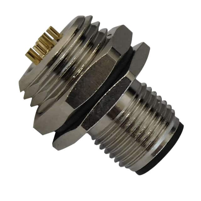 SS-12000-002 CONN RCPT MALE 5P GOLD SLDR CUP