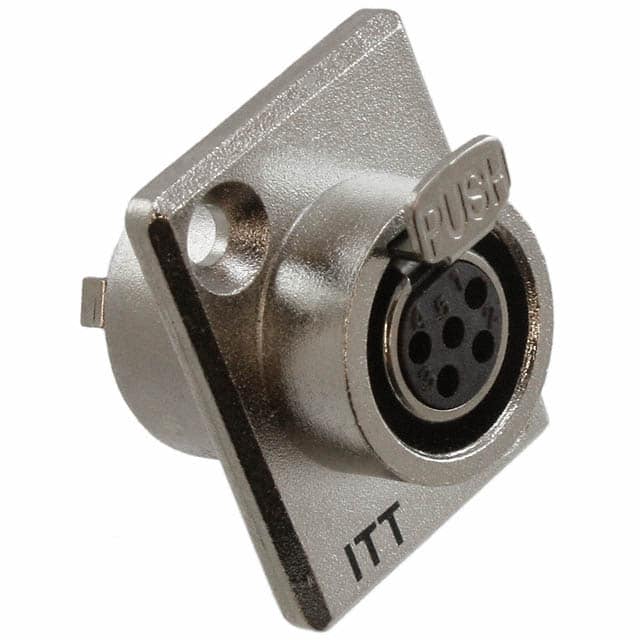 M-XL-5-31 CONN RCPT FMALE MINI XLR 5P SLDR