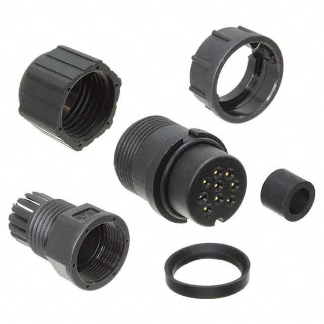 CD-09BFFA-SL7001 CONN PLUG FMALE 9P GOLD SLDR CUP