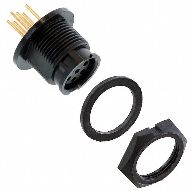 7291-6SG-3ES CONN RCPT FMALE 6POS GOLD SOLDER