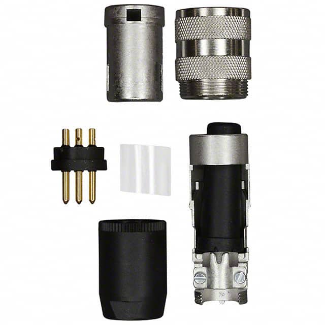 T3400018U CONN PLUG MALE 6P GOLD SLDR CUP