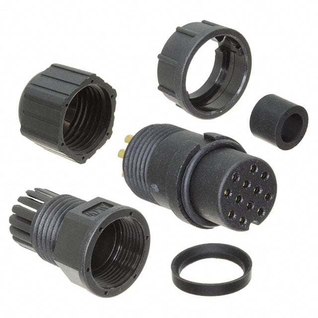 BU-12BFFA-SL7001 CONN PLUG FMALE 12P SOLDER CUP