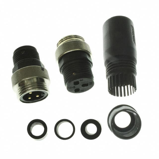 41-00004 CONN RCPT MALE 3POS GOLD SCREW