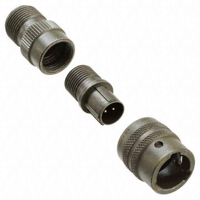 PT06A-8-2P CONN PLUG MALE 2P GOLD SLDR CUP