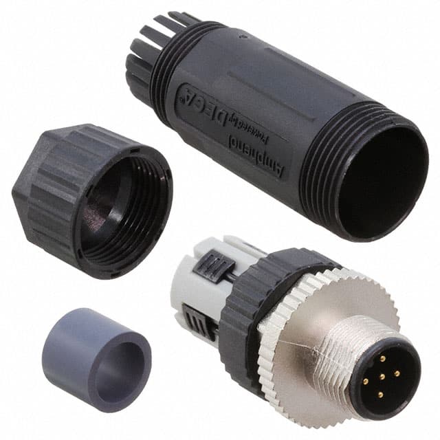 M12A-05BMME-SL8001 CONN PLUG MALE 5POS CLAMP