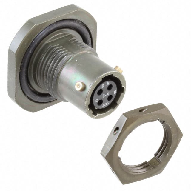 PT07A-8-4S CONN RCPT FMALE 4P GOLD SLDR CUP