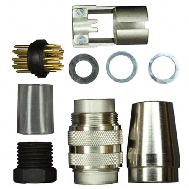 C09131H0142002U CONN PLUG MALE 14P GOLD SLDR CUP