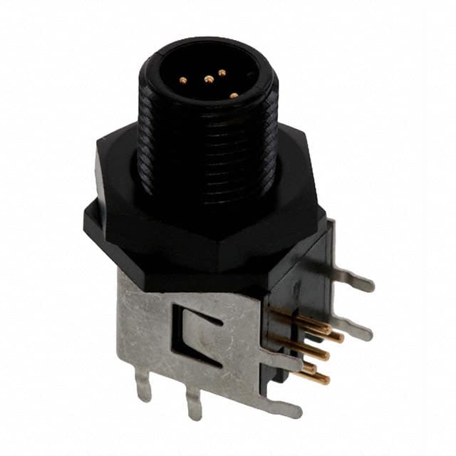 1200700244 CONN RCPT MALE 5POS GOLD SOLDER