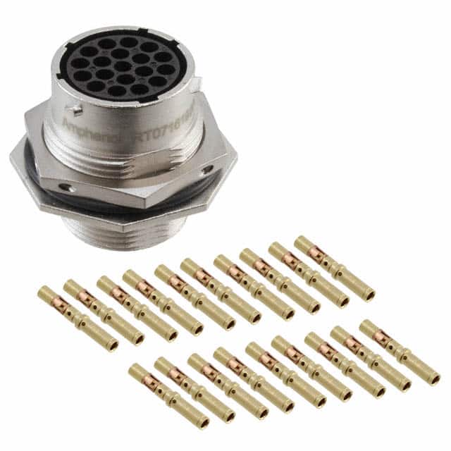 RT071619SNH-K CONN RCPT FMALE 19POS GOLD CRIMP
