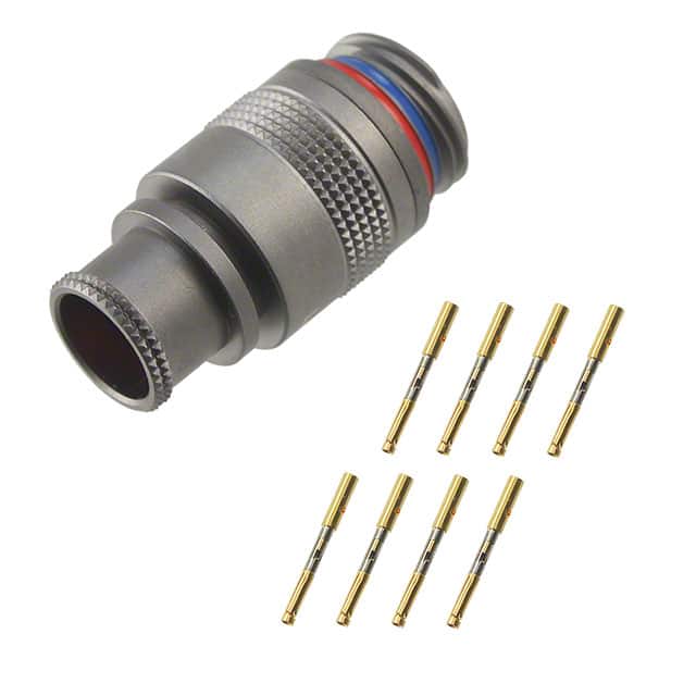 PMN.1M.308.XLMT CONN RCPT FMALE 8POS GOLD CRIMP