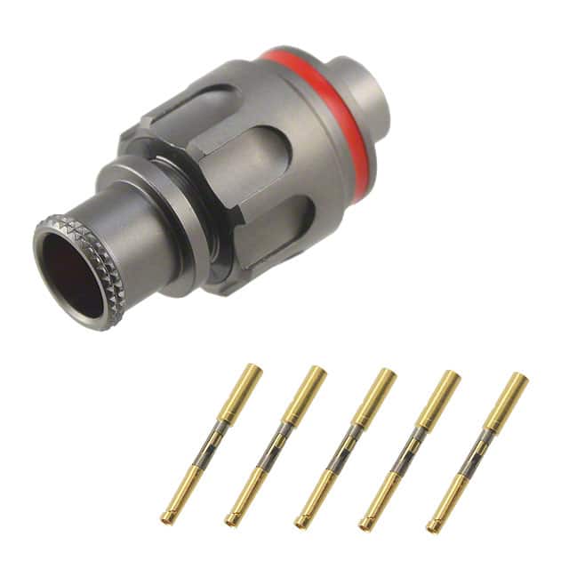 FGS.0M.305.XLMT CONN PLUG FMALE 5POS GOLD CRIMP