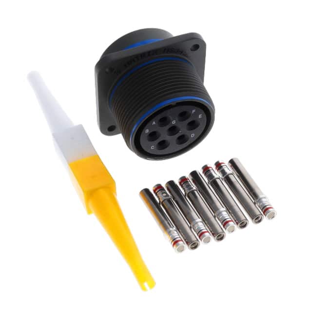 MS3452W20-15S CONN RCPT FMALE 7POS GOLD CRIMP