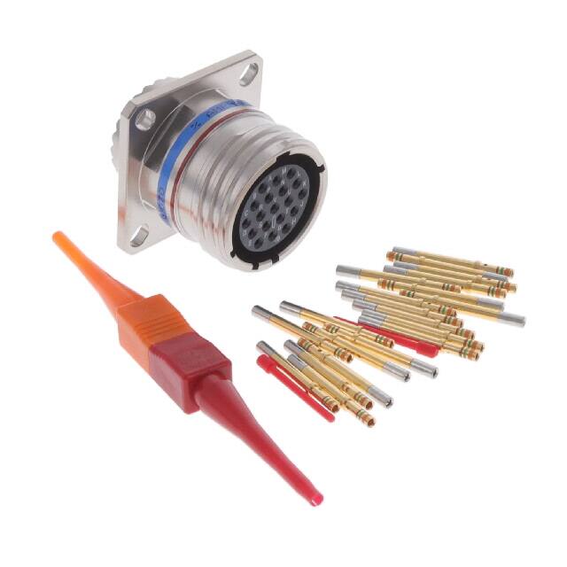 D38999/20FD19SA CONN RCPT FMALE 19POS GOLD CRIMP