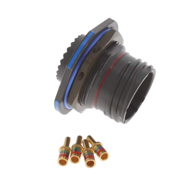 TV07RW-15-4P CONN RCPT MALE 4POS GOLD CRIMP