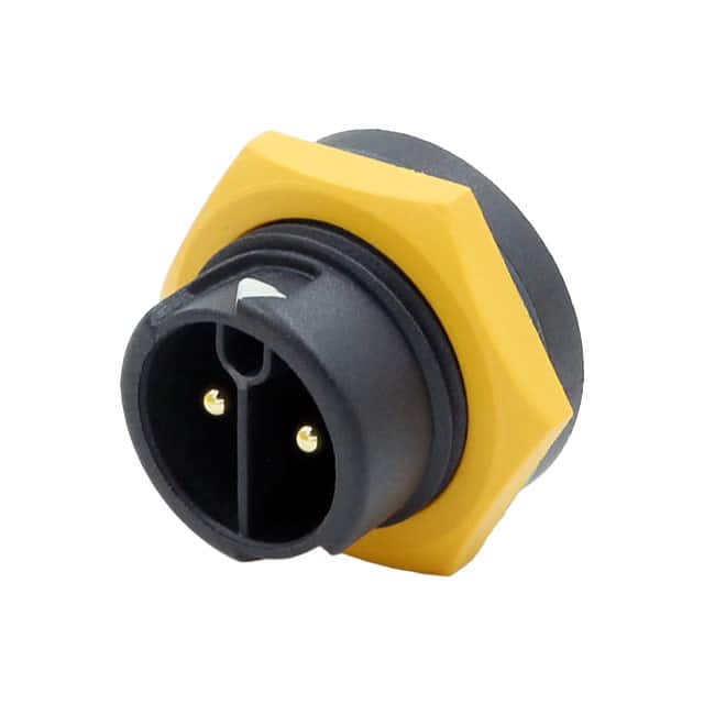 23002535-01 CONN RCPT MALE 2POS SOLDER CUP