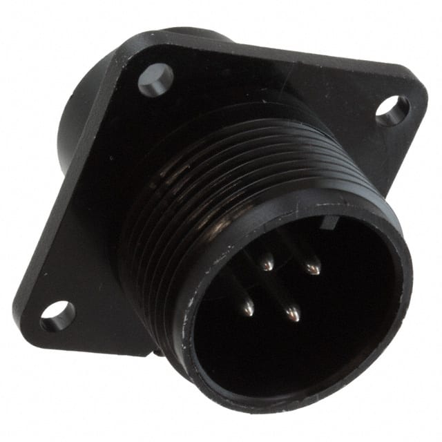 CXS3102A14S2P CONN RCPT MALE 4P SILV SLDR CUP
