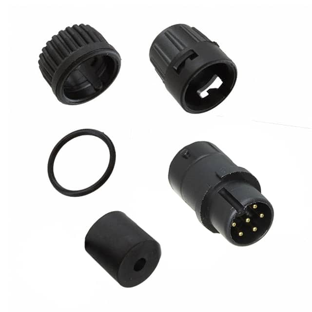 6282-6PG-321 CONN PLUG MALE 6P GOLD SLDR CUP