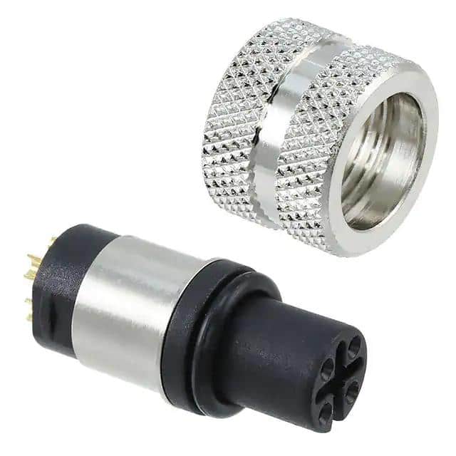858-004-20TRLS4 M12 4P A-CODE FEMALE BRASS/TIN S