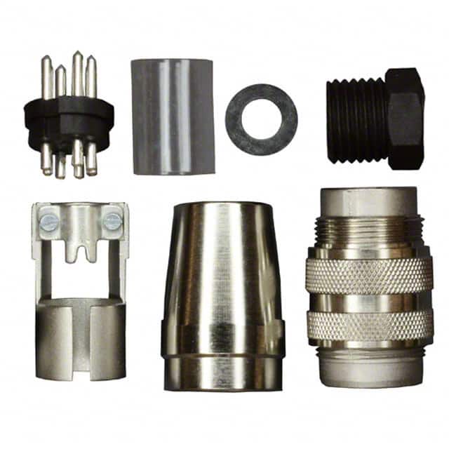 C09131H1071002U CONN PLUG MALE 7P SILV SLDR CUP