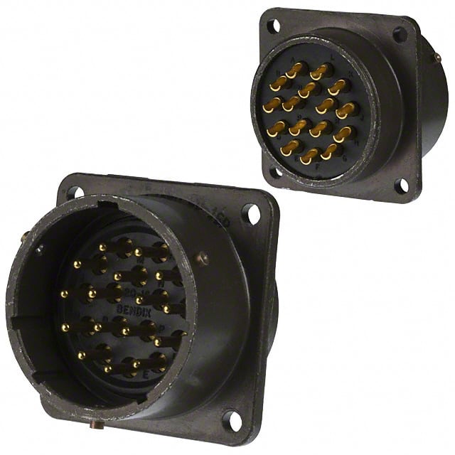 PT02A-20-16P(025) CONN RCPT MALE 16P GOLD SLDR CUP