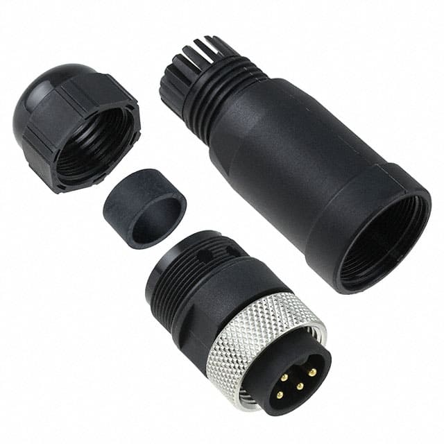 1300170018 CONN PLUG MALE 4POS GOLD SCREW