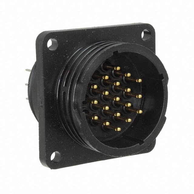 213859-2 CONN RCPT MALE 19POS GOLD SOLDER