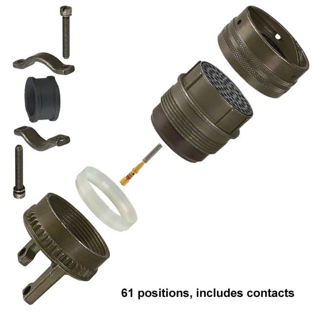 MS3126F-24-61S CONN PLUG FMALE 61POS GOLD CRIMP