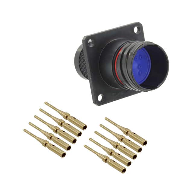 2102343-2 CONN RCPT MALE 8POS GOLD CRIMP