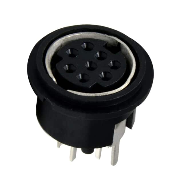 KMDVLX-8S-N-1 MINI-DIN VERTICAL 8P SNAP & LOCK