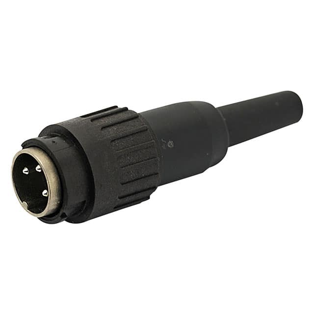 T 3279 501 CONN PLUG MALE 3P SILV SLDR CUP