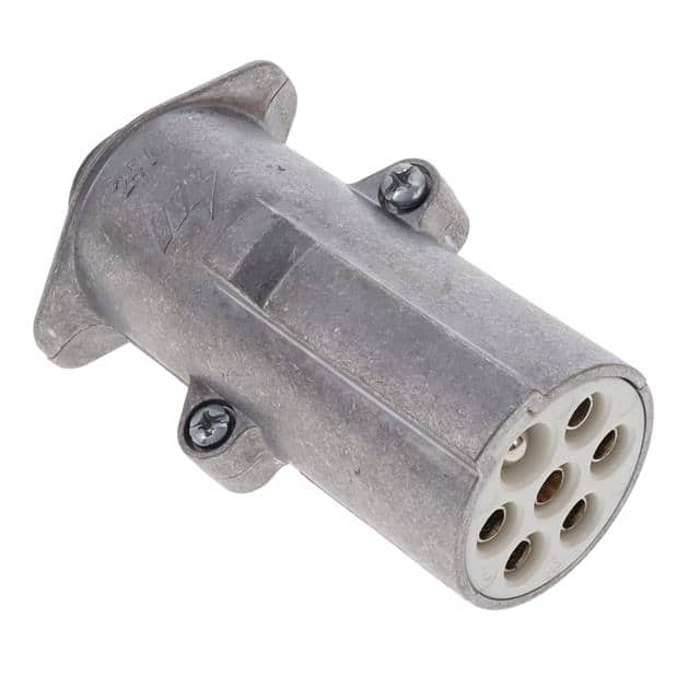 00591690 CONN CIRC PLUG 7POS NICKEL SCREW