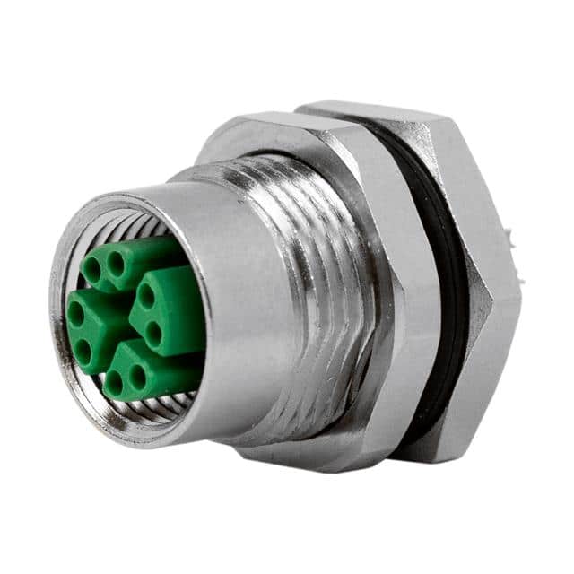 SS-12400-005 CONN RCPT FMALE 8P VRT REAR MNT