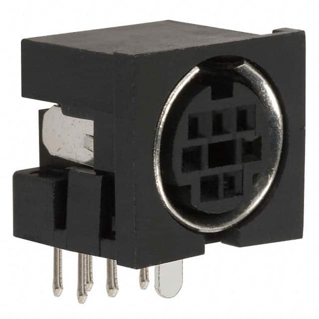 2MJ-0005A110 CONN RCPT FMALE MINI DIN 7P SLDR