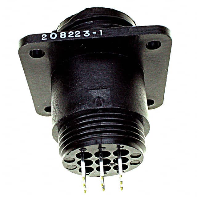 208223-1 CONN RCPT MALE 9POS GOLD SOLDER