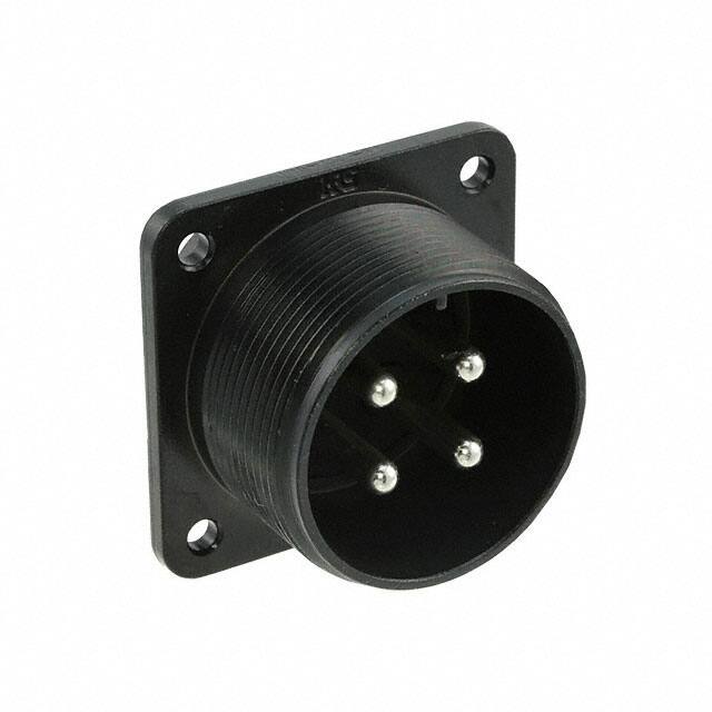 H/MS3102A22-22P-D-T(73) CONN RCPT MALE 4P SILV SLDR CUP