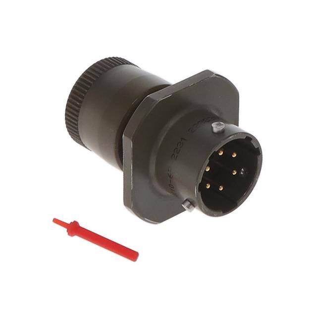 MS3111E10-6P CONN RCPT MALE 6P GOLD SLDR CUP