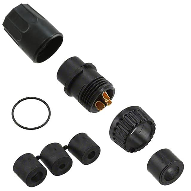 3182-3SG-3DC CONN PLUG FMALE 3P GOLD SLDR CUP
